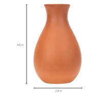 Vase de table en céramique artisanale en terre cuite, design minimaliste, sans plomb, écologique, pour la décoration de la maison, Diwali, Pâques, mariage