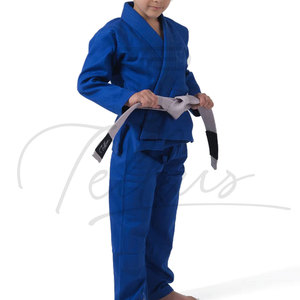 Combinaisons de karaté personnalisées en gros pour garçons et adultes, uniformes respirants - Product Image 3