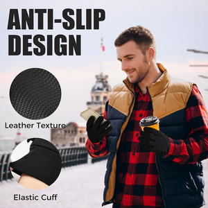 ถุงมือปั่นจักรยานถุงมือขี่จักรยานถุงมือให้ความอบอุ่นกันลื่นห้านิ้วสำหรับฤดูหนาวอากาศหนาวหนาว - Product Image 5