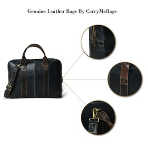 Sacoche élégante en cuir véritable pour ordinateur portable de qualité supérieure avec un design élégant de l'exportateur indien - Product Image 6