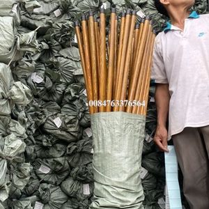 Wooden Broom Handle From Viet Nam, Mop Sticks Wood, Natural Eucalyptus Wooden Broomstick Broom and Dustpan Set with Long Handle - Product Image 5