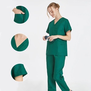 Ropa de trabajo de cirujano ortopédico con cuello en V para mujer, uniforme de enfermera ajustado, ropa de trabajo duradera para dentista y veterinario - Product Image 6
