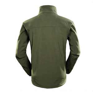 <b>Custom</b> Men's Winter <b>Denim</b> Fleece <b>Jacket</b> Vintage Eco-Friendly Waterproof Windproof Stand Collar Wholesale OEM Product - Product Image 3