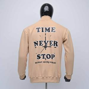 Pull en polaire à col montant mi-zippé pour homme, de haute qualité, décontracté, tendance, avec logo personnalisé brodé, coupe régulière, thermique, OEM 100% - Product Image 5