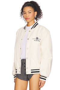 Nouvelle arrivée 2025, veste varsity unisexe de haute qualité, imperméable, design élégant, personnalisable pour les deux sexes - Product Image 3