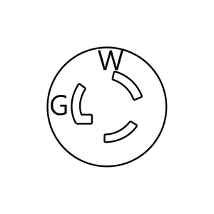 Salida con brida NEMA 5-20NEMA de alta eficiencia Salida con brida de bloqueo aerodinámico para instalaciones profesionales - Product Image 5