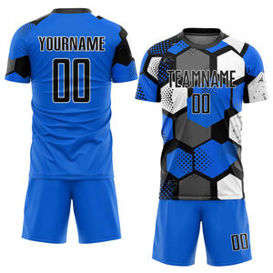 Ensemble de Tenues de Football Personnalisées Respirantes pour Hommes et Enfants – Maillot et Short à Séchage Rapide pour Entraînement d'Équipe et Match – Vêtements de Sport OEM ODM ProX - Product Image 1