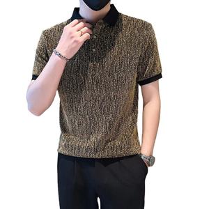 Polos de talla grande con solapa de diamante para hombre, ropa de calle a la moda, camiseta de club nocturno Social, camisetas informales de negocios, ropa para hombre - Product Image 2