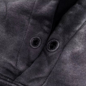 500 GSM 100% algodón de talla grande suéter de peso pesado sudaderas con capucha para hombres personalizado Sun Faded Washed Hoodie cómodo en blanco transpirable - Product Image 3