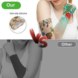 Mangas de brazo OEM personalizadas para trabajo en climas cálidos tela elástica transpirable con protección UV y marca de marca privada - Product Image 6