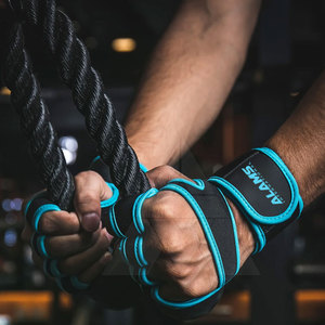 Guantes de entrenamiento cruzado de cuero de tamaño adulto al por mayor equipo protector de fitness para uso en el gimnasio - Product Image 3