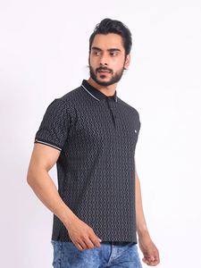 Vente chaude Élégant Premium Mercerisé 100% Coton T-Shirt Regular Fit Demi Manches pour Polo Neck Confortable Casual Wear - Product Image 4