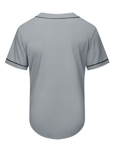Fournisseur et exportateur de maillots de baseball haut de gamme, impression par transfert thermique, uniforme respirant, tissu durable, design à boutons, personnalisable - Product Image 2