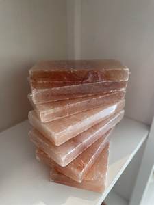 เกลือหิมาลัยสีชมพูธรรมชาติ บล็อกเกลือขัดเงาสำหรับย่าง - Product Image 4