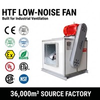 Ventilateur axial d'extraction de fumée haute température pour la lutte contre les incendies industriels, série HTF