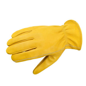Gants de travail en cuir avec revêtement PU lisse pour une sensibilité accrue, utilisation extérieure en hiver, protection thermique - Product Image 5