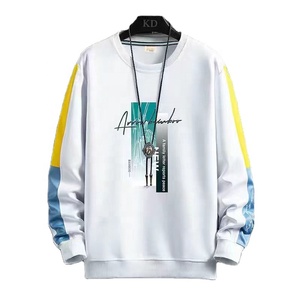 Sweat-shirt à col rond personnalisé Sweat-shirt à capuche vierge OEM Taille plus unisexe Fabricants de sweatshirts à capuche pour hommes et femmes - Product Image 1