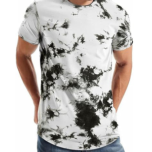 Jersey de algodón peinado de peso pesado para hombre, camiseta con logotipo estampado personalizado en blanco, ajuste de gran tamaño, logotipo estampado personalizable - Product Image 4