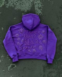 เสื้อมีฮู้ดผ้าฟลีซผ้าฝ้ายออร์แกนิกสำหรับผู้ชายขนาดใหญ่100% ตัวอักษรพิมพ์ลาย3D แนวสตรีทวินเทจสำหรับฤดูหนาว - Product Image 2