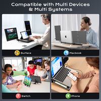 Écrans d'ordinateur portables portables à double affichage IPS de 14 pouces, connectés par USB, triple écran pour le travail, le codage, le streaming et les jeux