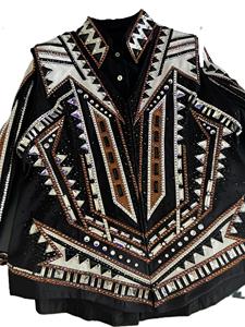 Chaqueta ecuestre de alta calidad Premium Showmanship Western Hípica Chaqueta Elegante y elegante Ropa ecuestre - Product Image 5