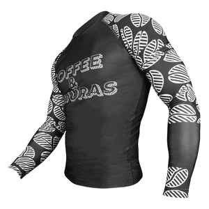 Haute qualité UPF hommes à manches longues Sublimation Compression MMA Rash Guard usine directe à prix compétitif - Product Image 3