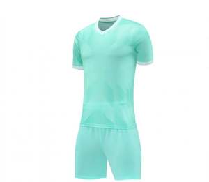 Maillot de football respirant à forte demande, uniforme, matériau souple, maillot de football anti-rides à bas prix, uniforme de football - Product Image 1