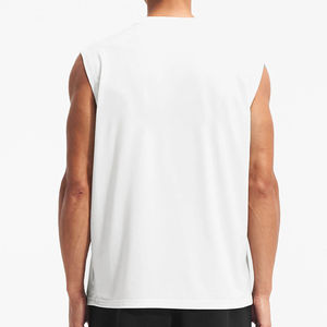 Débardeur surdimensionné de haute qualité pour hommes OEM pour la performance d'entraînement de gymnastique Couper les hauts actifs - Product Image 4