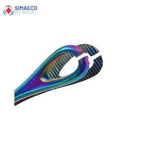 Keily Curve, fórceps de óvulos de acero inoxidable de color arcoíris, instrumento quirúrgico de precisión para Ginecología - Product Image 2