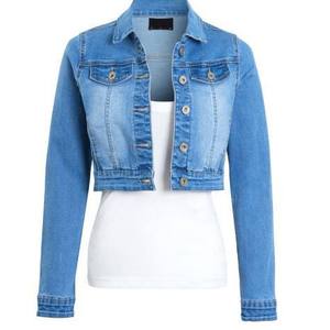 Veste en jean à double ombrage anti-rides Durable stuff Veste en jean respirante anti-boulochage pour un usage décontracté pour les femmes - Product Image 4