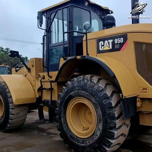 Chargeuse sur pneus Caterpillar 950GC d'occasion, 5 tonnes, godet de 4 m³, marque japonaise d'origine, matériel de construction d'occasion, faible nombre d'heures, certifiée CE - Product Image 2