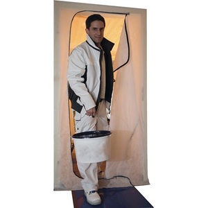 <b>Dust</b> Protection Door DUO 1-KIRCHNER S-Shaped Adhesive Tape 2.2 X 1.1 m <b>Cloth</b> & 7 m X 36.6 mm Tape Roll for Curtains & Valances - Product Image 1