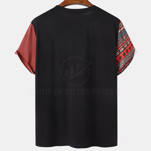 T-shirts imprimés en coton 100% de haute qualité, tissu tricoté, design personnalisé, logo, respirant, séchage rapide, respectueux de l'environnement - Product Image 2