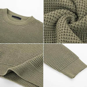 Pull décontracté pour homme avec une sensation de fil doux pour un style d'hiver décontracté Pull en tricot au design simple pour homme - Product Image 6