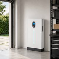 Tianon 5kWh 25.6V 300Ah LiFePO4 Système de Stockage d'Énergie Solaire Tout-en-un Monté en Rack avec Écran Tactile, BMS Intelligent CAN/RS485, 6000 Cycles