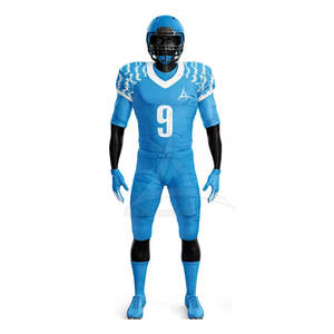 Uniforme de Fútbol Americano de Manga Corta, Transpirable, Talla Grande, con MOQ Bajo, Material 100% Poliéster, Diseñado para Juegos - Product Image 2