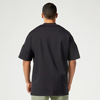 T-shirt pour homme de haute qualité, 200 grammes, 100% coton, épais, à épaules tombantes, imprimé numériquement, coupe ample, style hip-hop