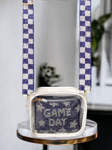 Cinturones de hermandad universitaria con cuentas de alta demanda, accesorios de bolso cruzado para el día del juego universitario, correas para monedero de alegría, hermandad en 2025 - Product Image 3