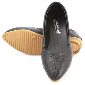 รองเท้าส้นสูงสำหรับเด็กผู้หญิง (309) - สีดำ - Product Image 6