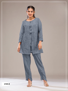 Costume pakistanais de qualité supérieure, brodé, pour les fêtes, les mariages et les festivals, disponible à un bon prix - Product Image 2