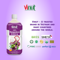 250ml/330ml 100% Pure Mangosteen Sap Versgeperst ISO BRC KOSHER HALAL FSSC Gecertificeerd OEM ODM Private Label Groothandel