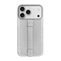 Étui de protection de haute qualité au design tendance pour iPhone 18 17 Pro Max en cuir de crocodile véritable brillant avec aimant