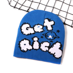 2025 Meilleure vente 100% acrylique tissé chapeau d'hiver Logo personnalisé Style indien fait à la main bonnet - Product Image 4