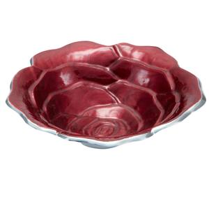 Bol décoratif en métal à 6 sections, service de nourriture en métal, bol plaqué or pour la décoration de Table de Restaurant - Product Image 2