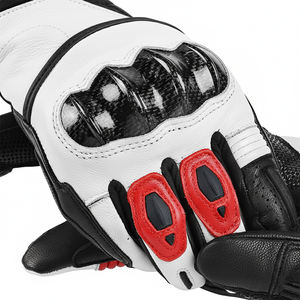 Gants de moto, gants de protection pour motards, gants de motocross unisexes en cuir imprimé, imperméables, respirants, pour sports de plein air, gants de sécurité - Product Image 3