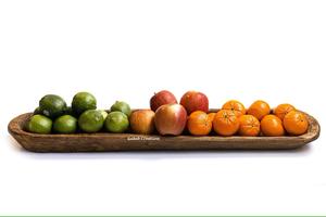 2025 nouveauté bol à pâte en bois bois de manguier Antique brun rougeâtre Vintage bol oblong sculpté à la main de haute qualité pour la décoration intérieure - Product Image 4