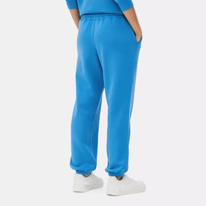 Ensemble de vêtements de sport 100% coton pour femmes, 2 pièces, pull à capuche personnalisé avec poche kangourou et jogging à taille élastique, survêtements OEM - Product Image 3