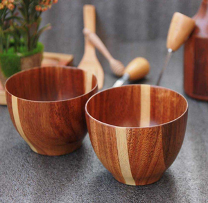 ชามซุปงานฝีมือไม้คลาสสิกเป็นมิตรกับสิ่งแวดล้อม พร้อมปริมาณสั่งทำพิเศษสำหรับใช้ในบ้านและงานปาร์ตี้ - Product Image 4