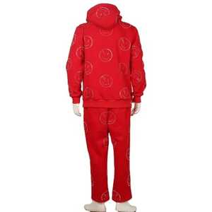 Survêtement personnalisé de haute qualité survêtement personnalisé Rhinestone survêtement hommes ensemble de jogging - Product Image 2