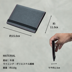 Tarjetero Minimalista de Cuero Genuino de 15x11cm para Tarjetas de Crédito, Uso en Todas las Estaciones - Product Image 1